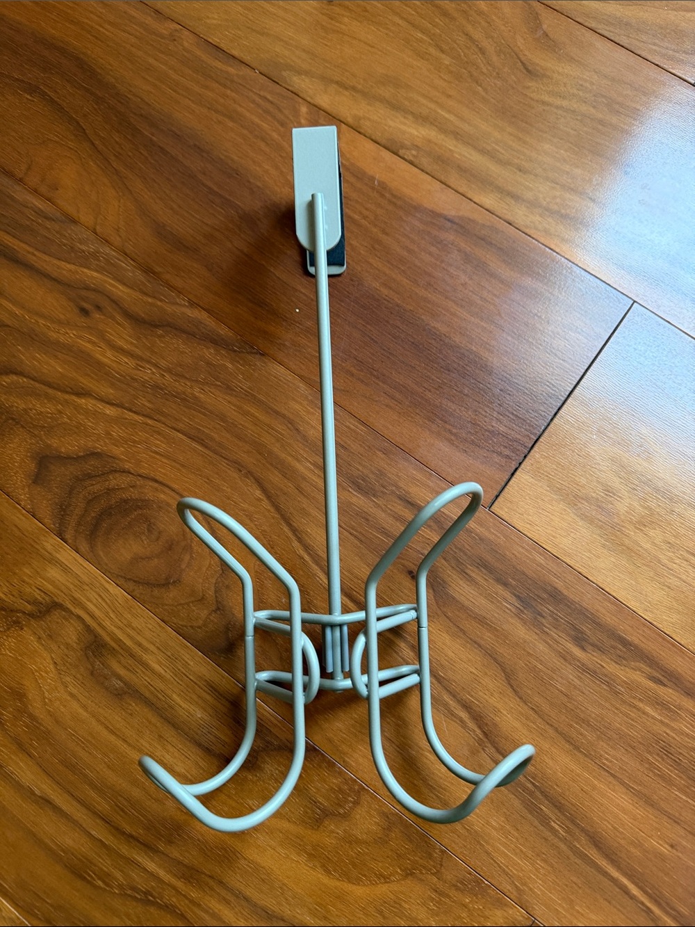 Wall-Mount Hook Rack in gray